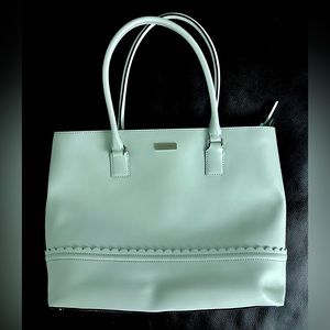 Kate Spade Light Mint Large Scalloped Detail Tote/Purse
